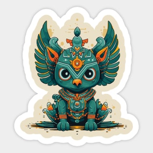 Kawaii Garuda Sticker